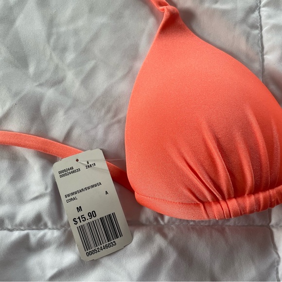 Forever 21 bright orange bikini NWT - Picture 2 of 6